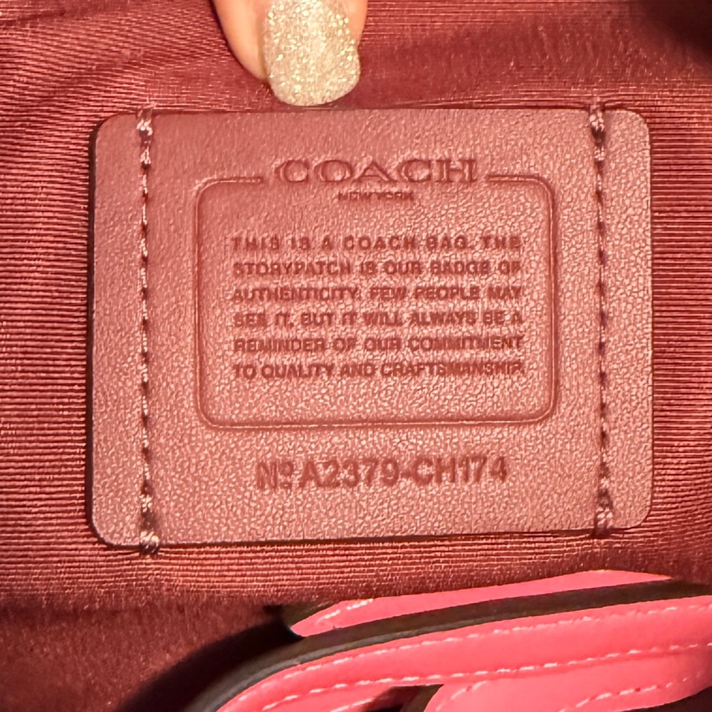 Coach Mini Darcie Carryall Bag Satchel Purse Crossbody - Picture 6 of 11